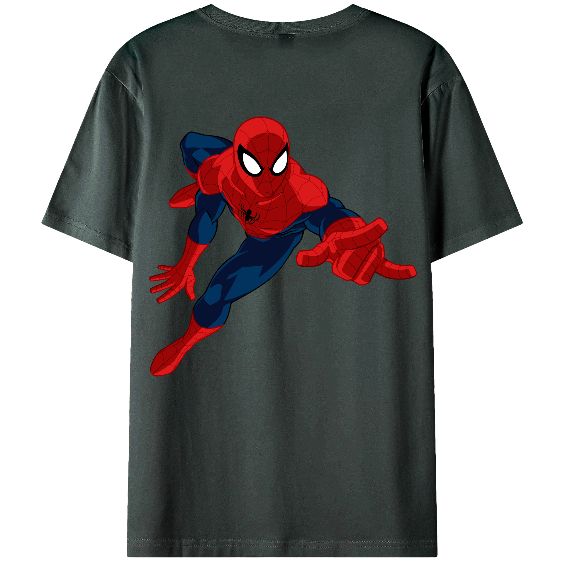 （画像用） アベンジャーズ The Avengers 綿100％ メンズ半袖Tシャツ（バックプリント） 通気性